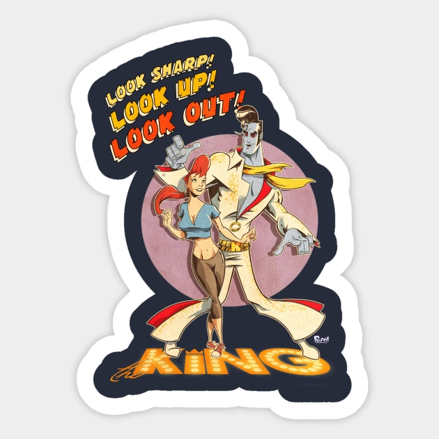 The King 2.0 Sticker by jon